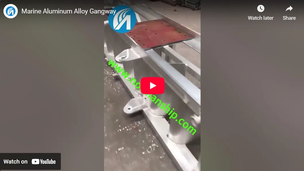 Marin aluminiumslegeringsgangbro